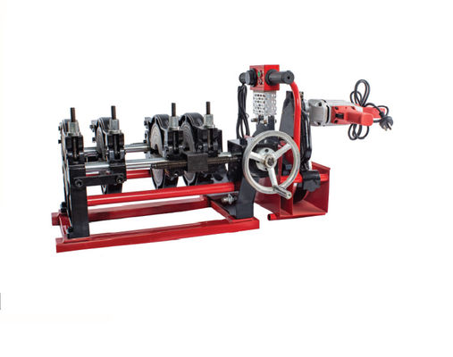 4 Klammern-Schmelzschweißen-Maschine für HDPE Rohr 63mm bis 160mm
